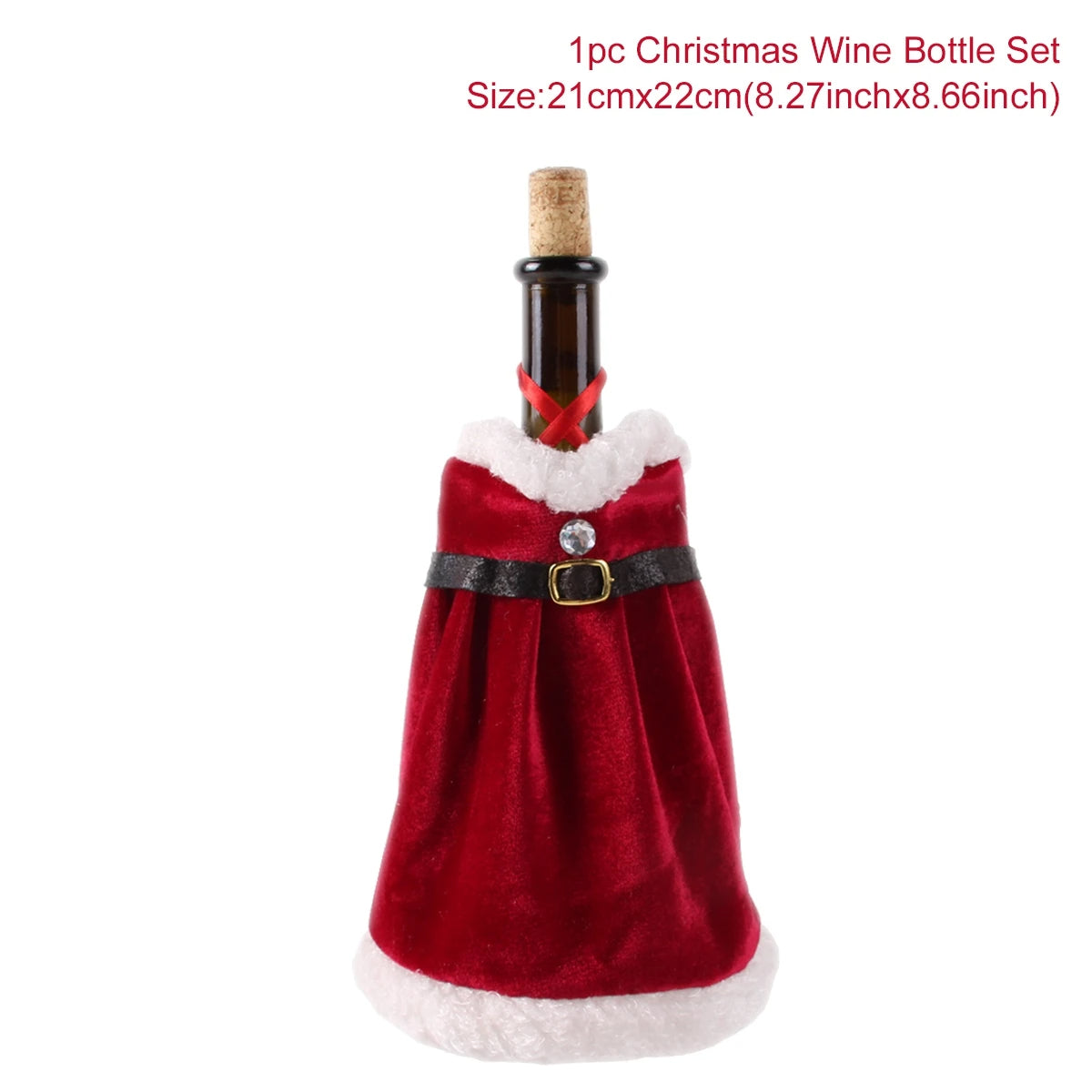 Christmas Wine Bottle Cover – Merry Christmas Decorations for Home, Xmas Gift, Navidad Noel Natal Ornaments 2025