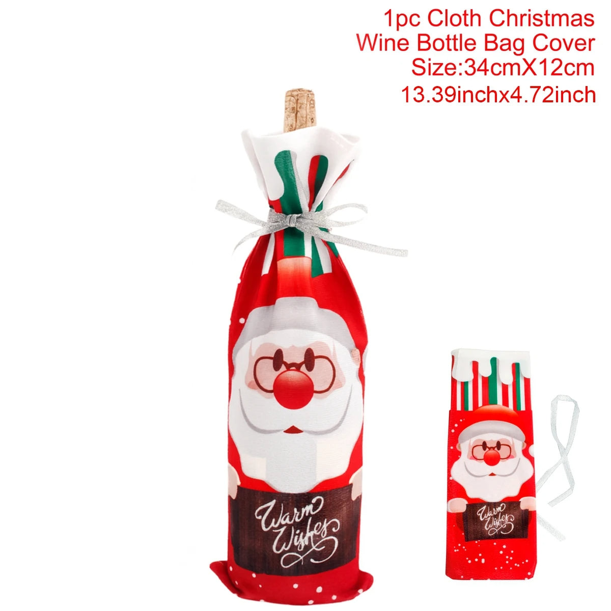 Christmas Wine Bottle Cover – Merry Christmas Decorations for Home, Xmas Gift, Navidad Noel Natal Ornaments 2025
