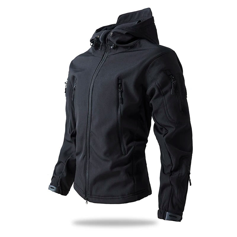 Men's Tactical Softshell Jacket – Windproof Waterproof Outdoor Jacket for Hiking & Camping