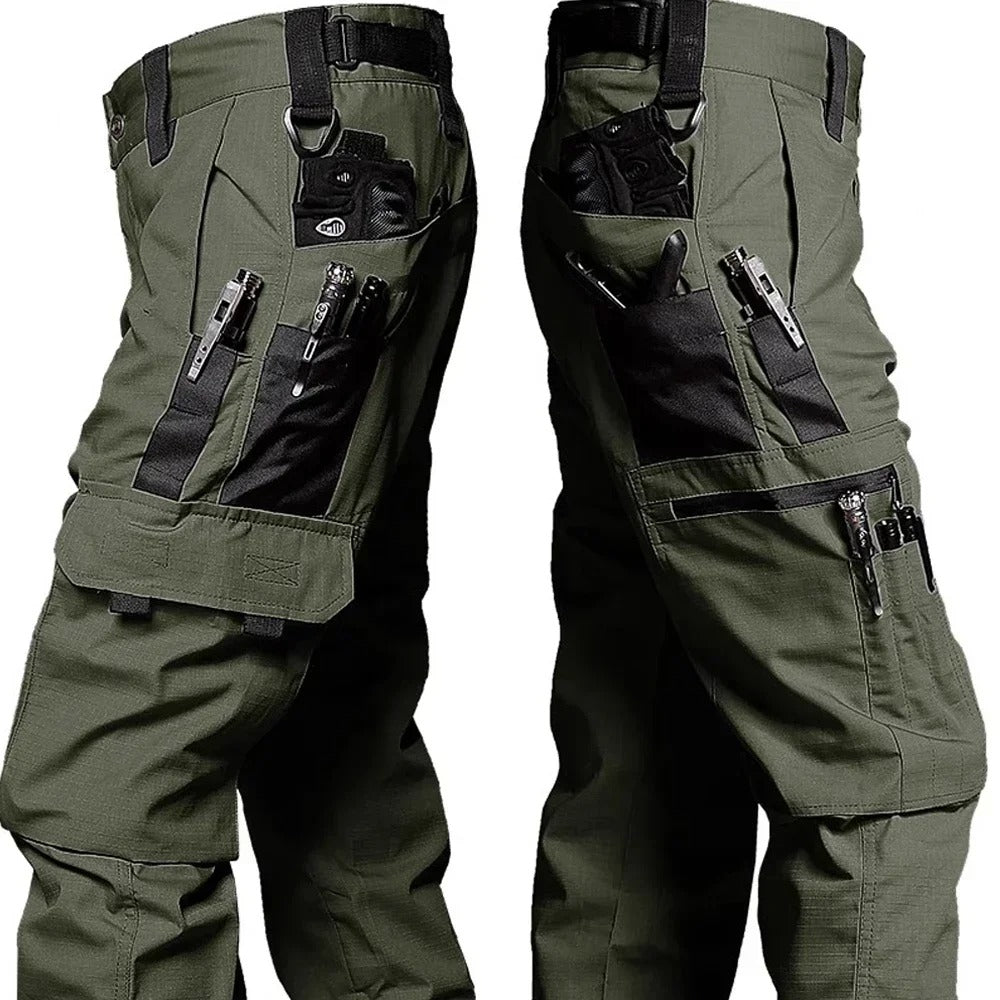 Men's Tactical Cargo Pants – Multi-Pocket Outdoor Utility Trousers for Hiking, Camping & Field Activities