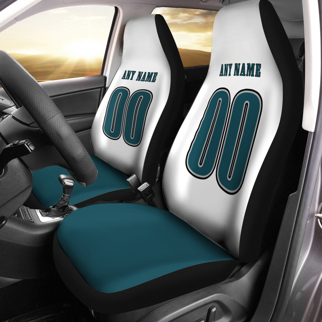 Custom Car Seat Covers Philadelphia Jersey Personalized Football Car Seat Covers for Men Women
