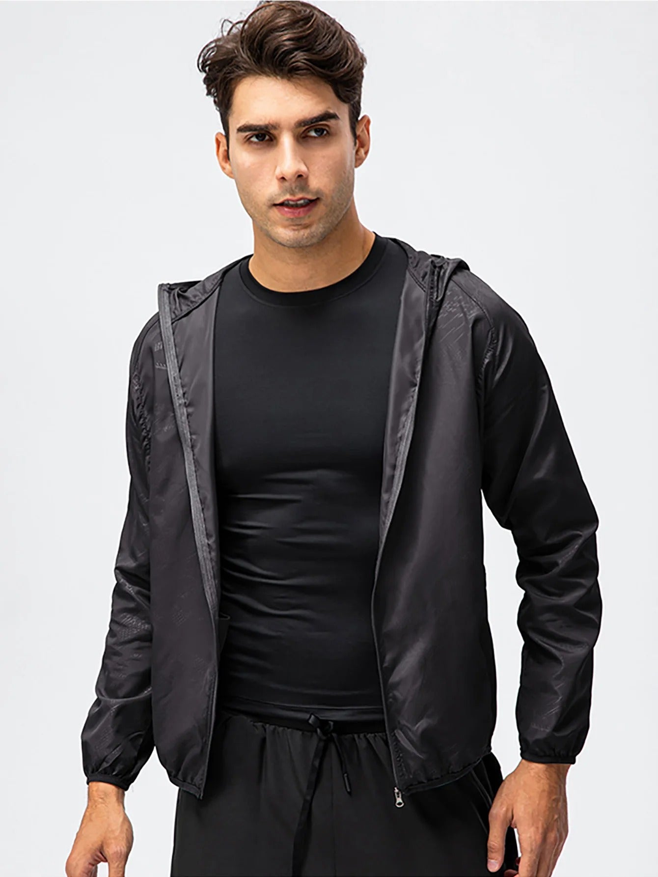 Lightweight Waterproof Sun Protection Jacket – Hooded Quick-Dry Windbreaker for Men & Women