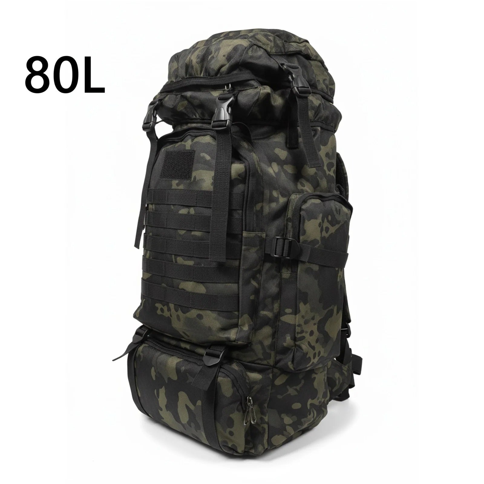 80L/100L Tactical Hiking Backpack – Large Capacity Oxford Mountaineering Backpack for Camping, Trekking & Travel