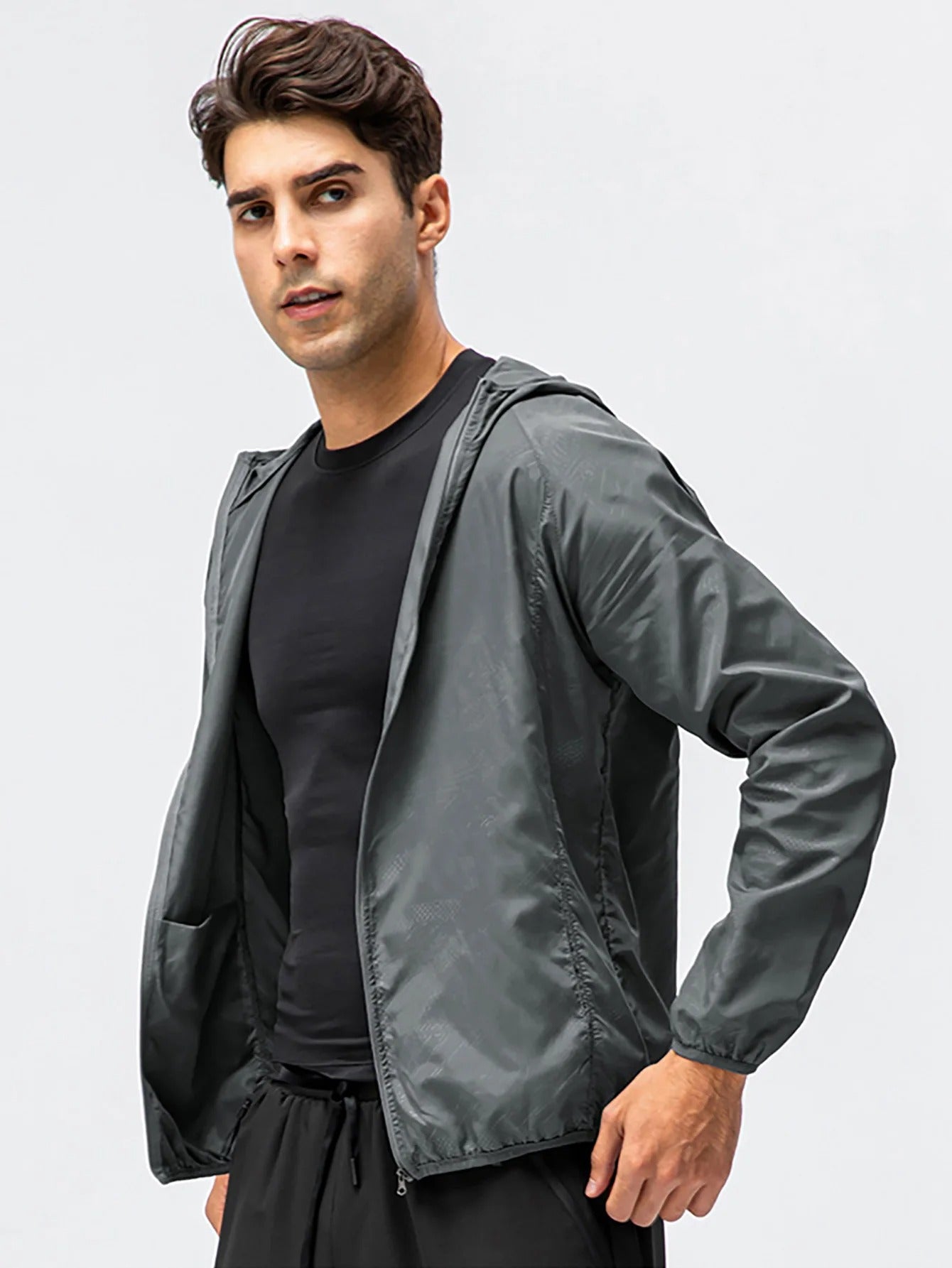 Lightweight Waterproof Sun Protection Jacket – Hooded Quick-Dry Windbreaker for Men & Women