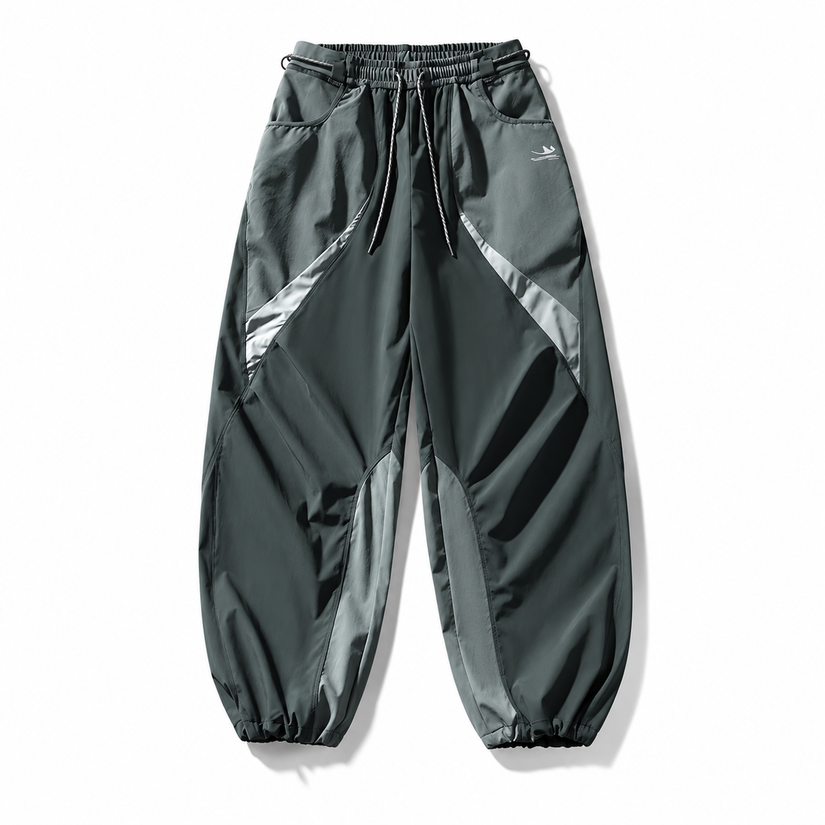 Unisex Wide Leg Cargo Pants – Lightweight Quick-Dry Baggy Techwear Trousers