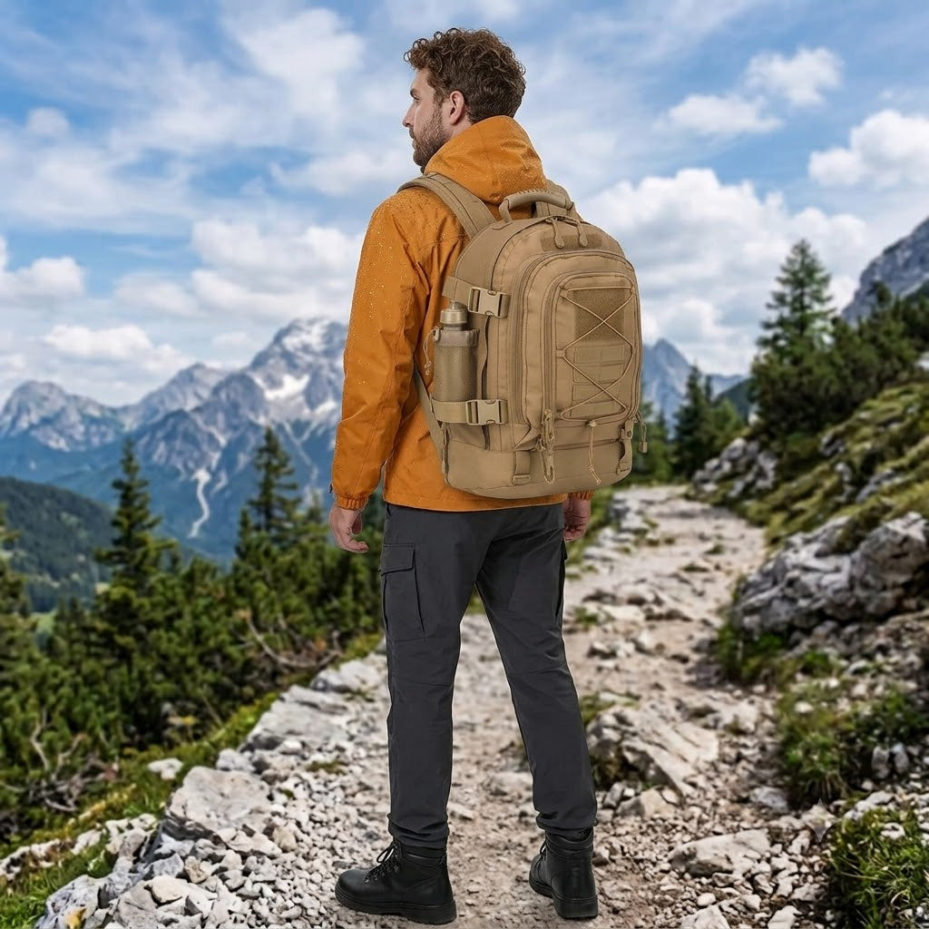 60L Tactical Backpack – Waterproof Molle Hiking & Camping Rucksack