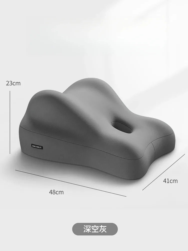 Memory Foam Lumbar Cushion – Breathable Back Support Pillow for Office Chair, Car Seat, and Bed