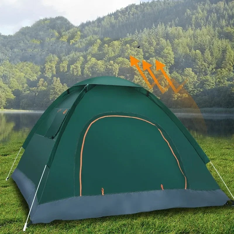 2–3 Person Pop-Up Camping Tent – Waterproof Instant Setup Outdoor Shelter with UV Protection