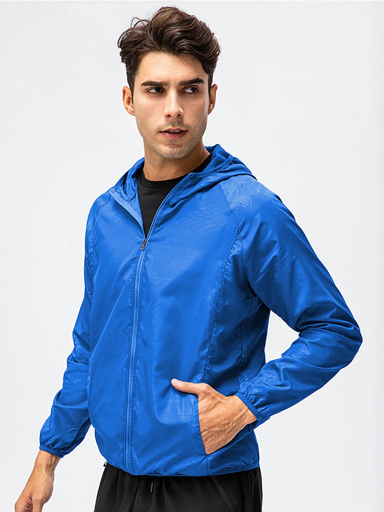 Lightweight Waterproof Sun Protection Jacket – Hooded Quick-Dry Windbreaker for Men & Women