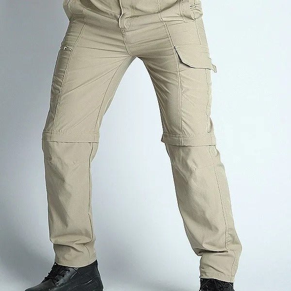 Men's Convertible Hiking Pants – Zip-Off Quick-Dry Outdoor Cargo Trousers