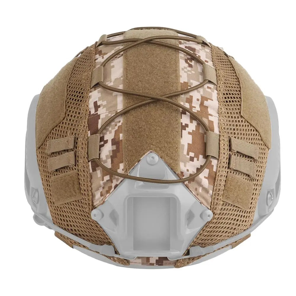 Camouflage Tactical Helmet Cover – Lightweight Nylon Cover for Outdoor Sports