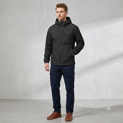 Men's Waterproof Hooded Rain Jacket – Lightweight Windproof Outdoor Hiking Windbreaker