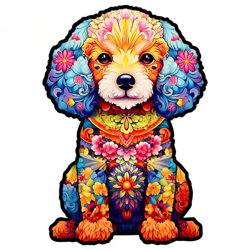 Set 2 Unique Wooden Animal Jigsaw Puzzle, Animal Shape, Wooden Jigsaw Puzzle, Mindfulness & Educational Animals Game for All Ages, Unique Sustainable, Wildlife Gift, Christmas gift Idea C174