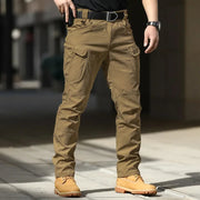 Men’s Stretch Cotton Cargo Pants – Multi-Pocket Outdoor Tactical Hiking Trousers