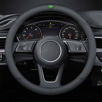 Thumbnail for Car Steering Wheel Cover 2024 Update Version, Custom Fit For Your Cars, Premium Leather Car Steering Wheel Cover with Logo, Car Accessories LR18991