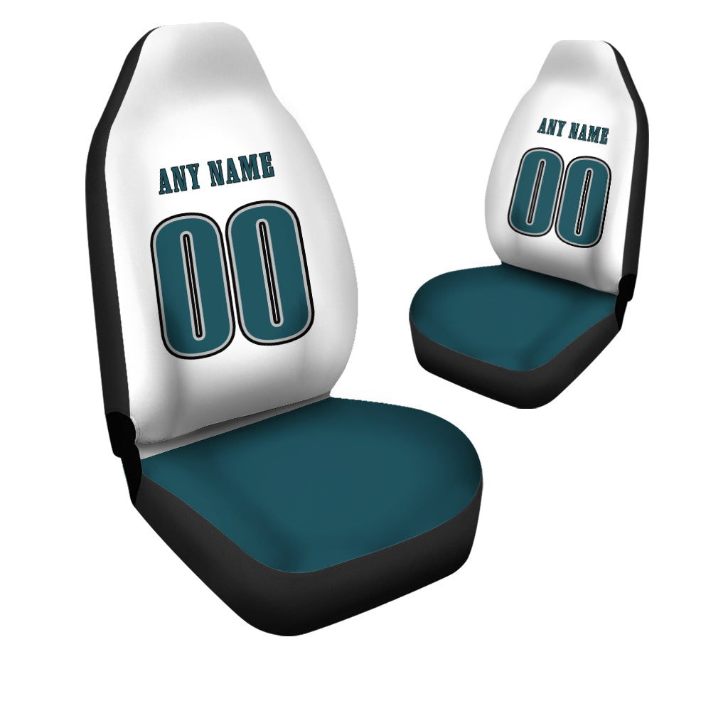Custom Car Seat Covers Philadelphia Jersey Personalized Football Car Seat Covers for Men Women