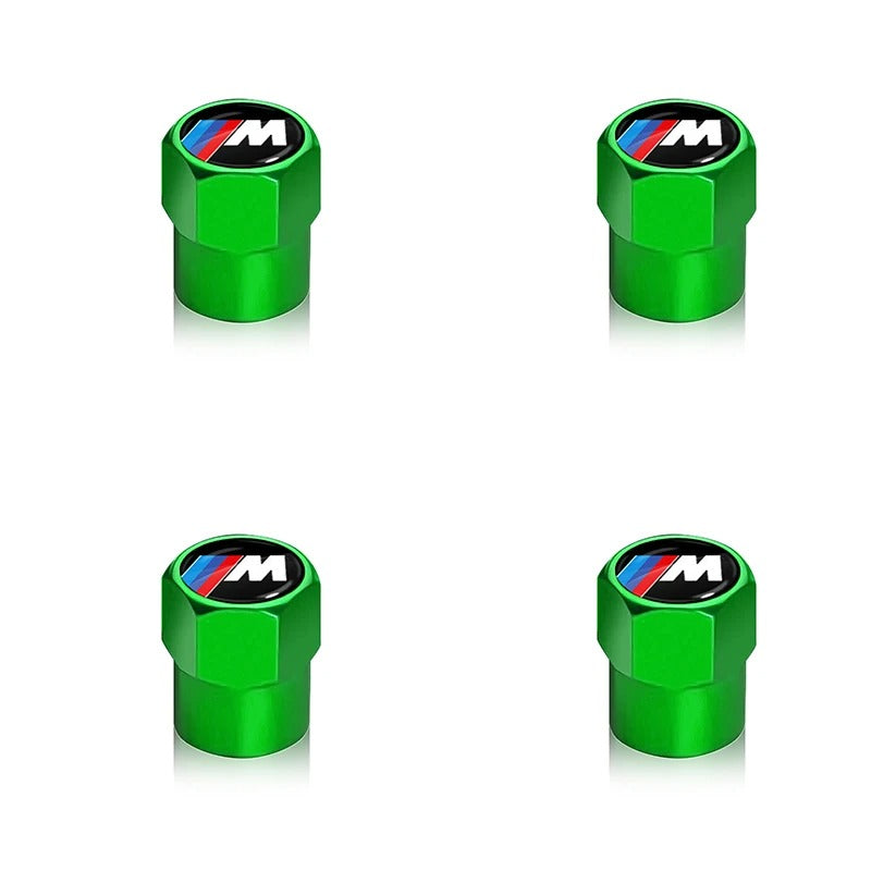4pcs Metal Tire Valve Caps - Universal Decorative Wheel Accessories