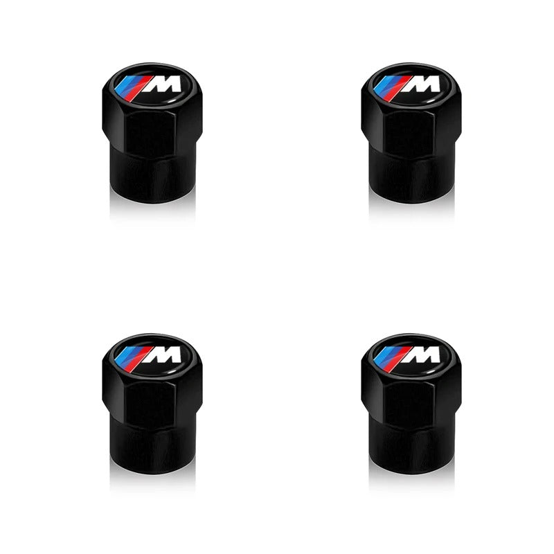 4pcs Metal Tire Valve Caps - Universal Decorative Wheel Accessories