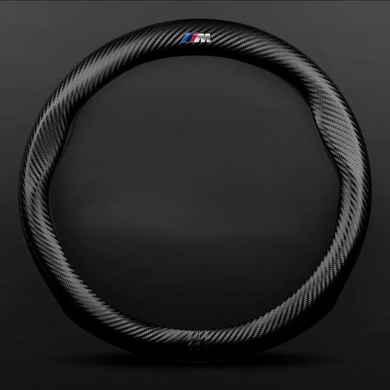 Anti-Slip Leather Steering Wheel Cover for Car - Universal Fit