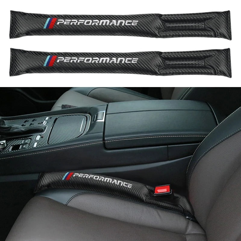 1/2pcs Car Seat Gap Filler Cushion for Car - Faux Leather & PP Cotton Universal Fit