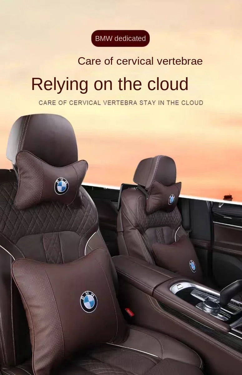 Car Headrest Neck Pillow - 2-Piece Set for Car