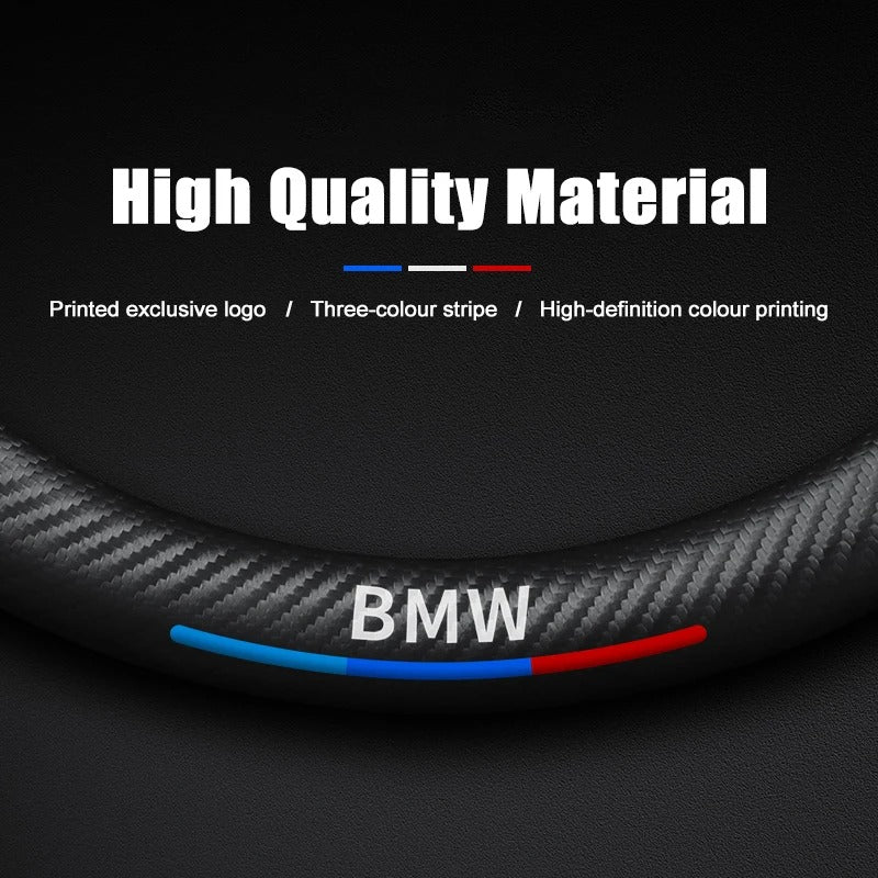 Car Steering Wheel Cover for BMW M Performance - Universal Fit 38cm