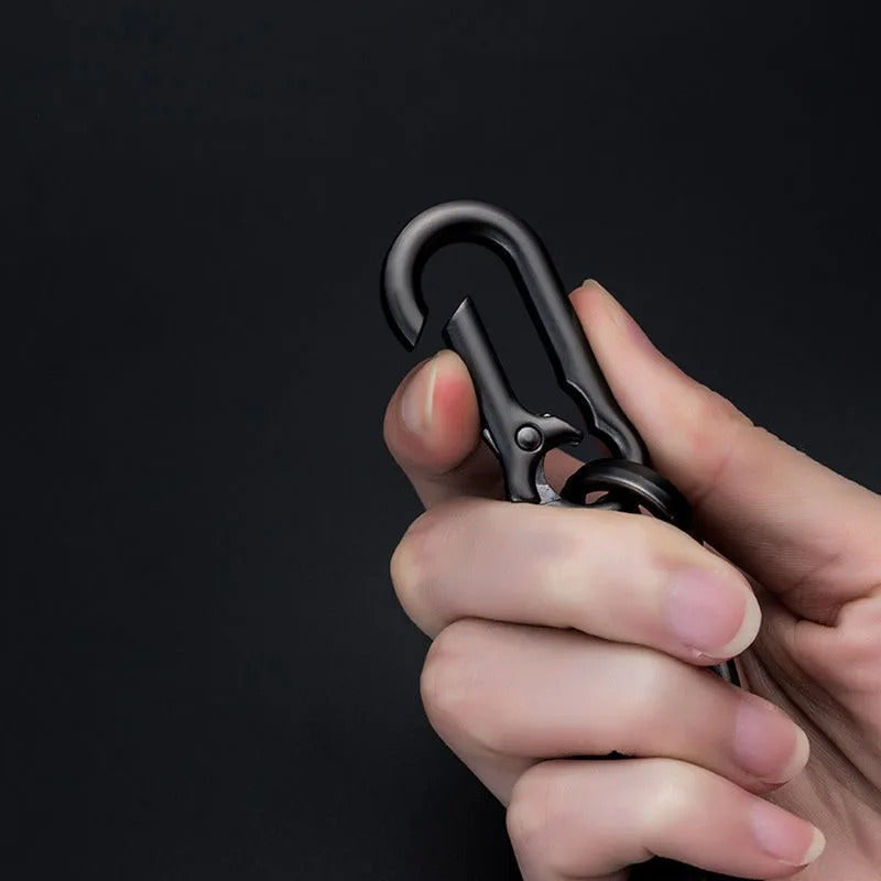 Car & Motorcycle Leather Woven Keychain - Stylish and Durable Key Accessory