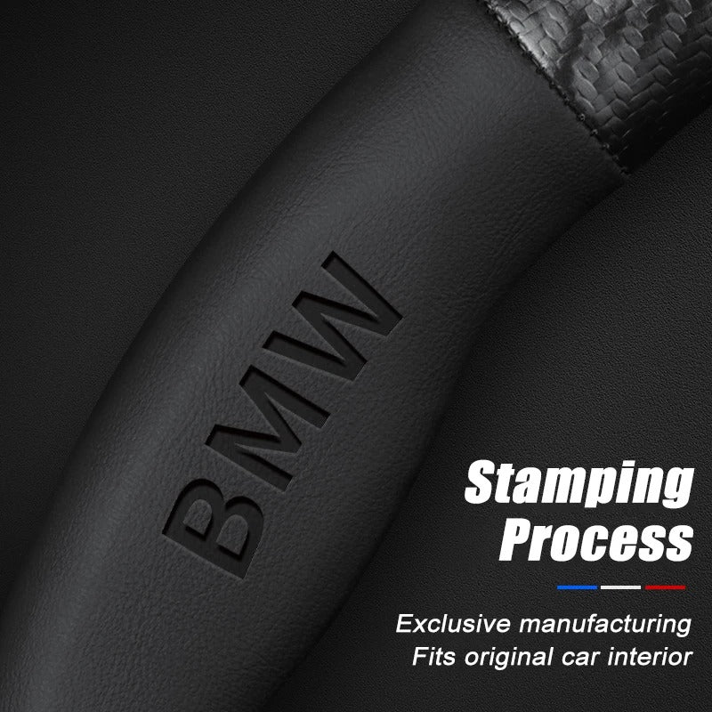Car Steering Wheel Cover for BMW M Performance - Universal Fit 38cm