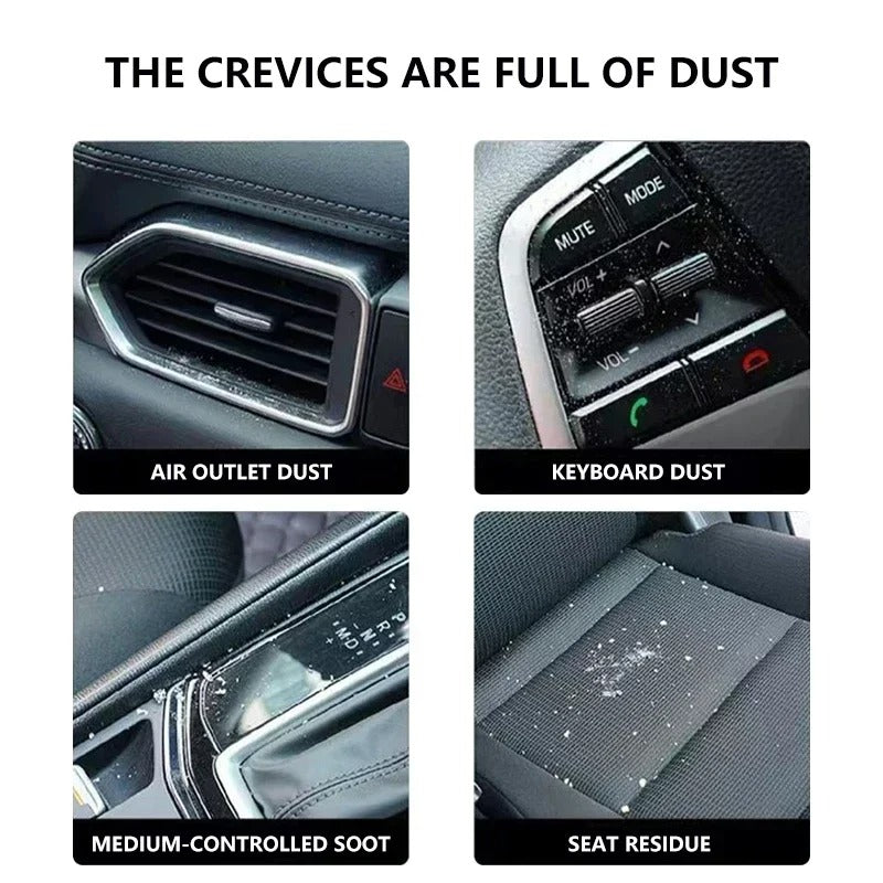 Car Air-Conditioner Outlet Dust Brush - Multi-Purpose Cleaning Tool for Interior