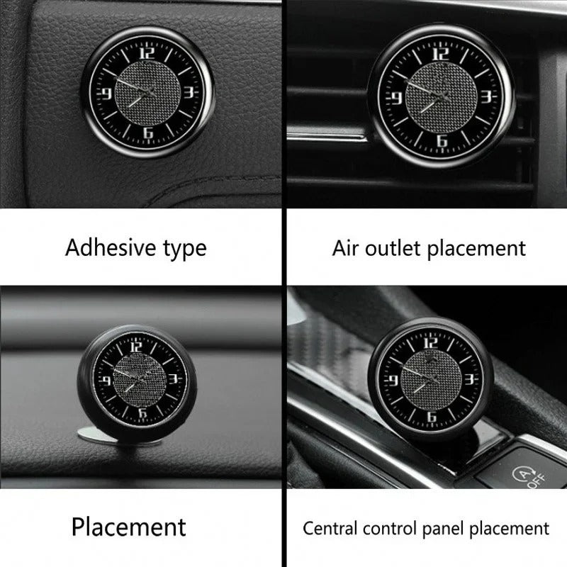 Mini Car Quartz Clock for Car - Interior Center Console Watch