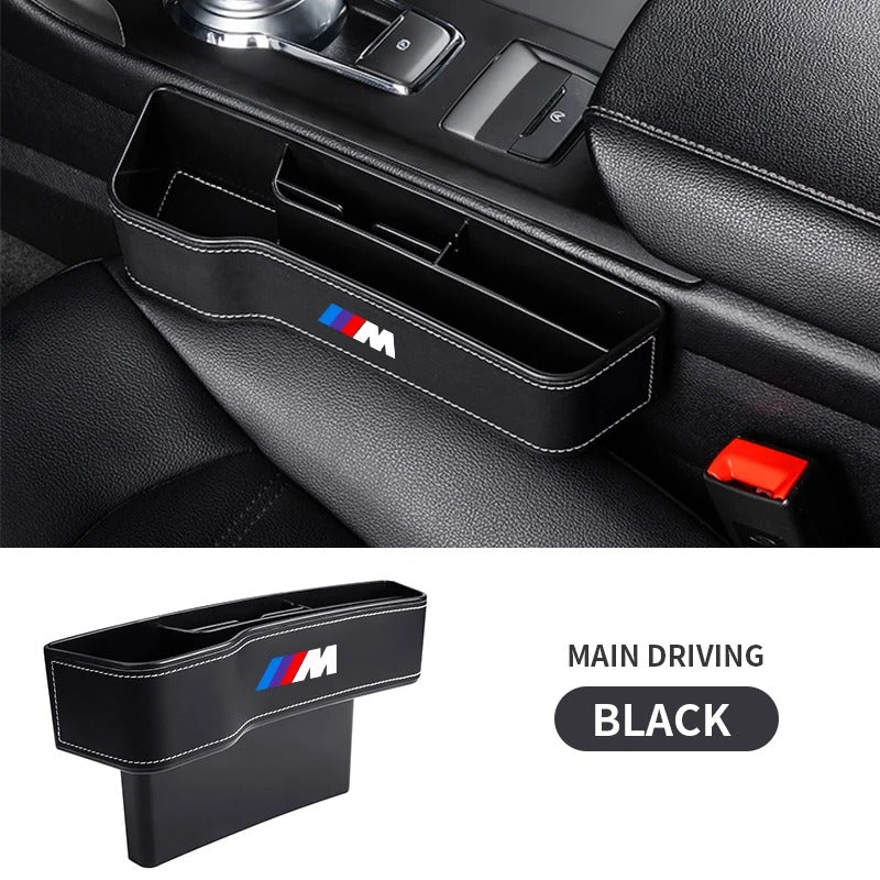 Car Leather Cup Holder Seat Organizer - Multifunctional Storage Box for Car