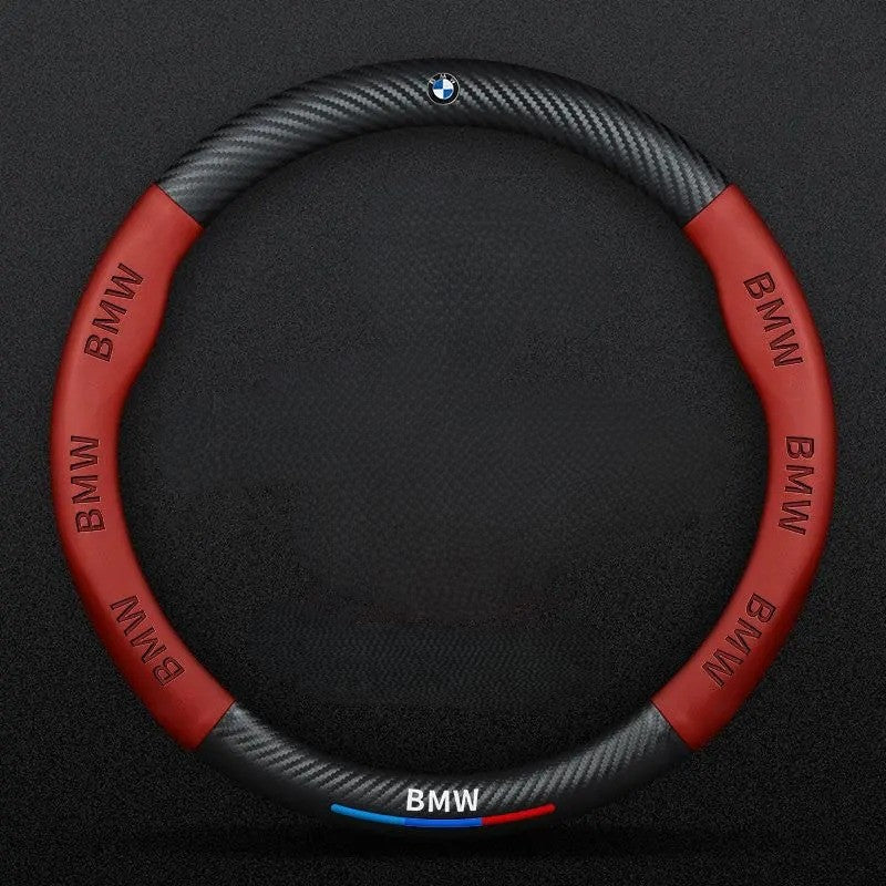 Car Steering Wheel Cover for BMW M Performance - Universal Fit 38cm