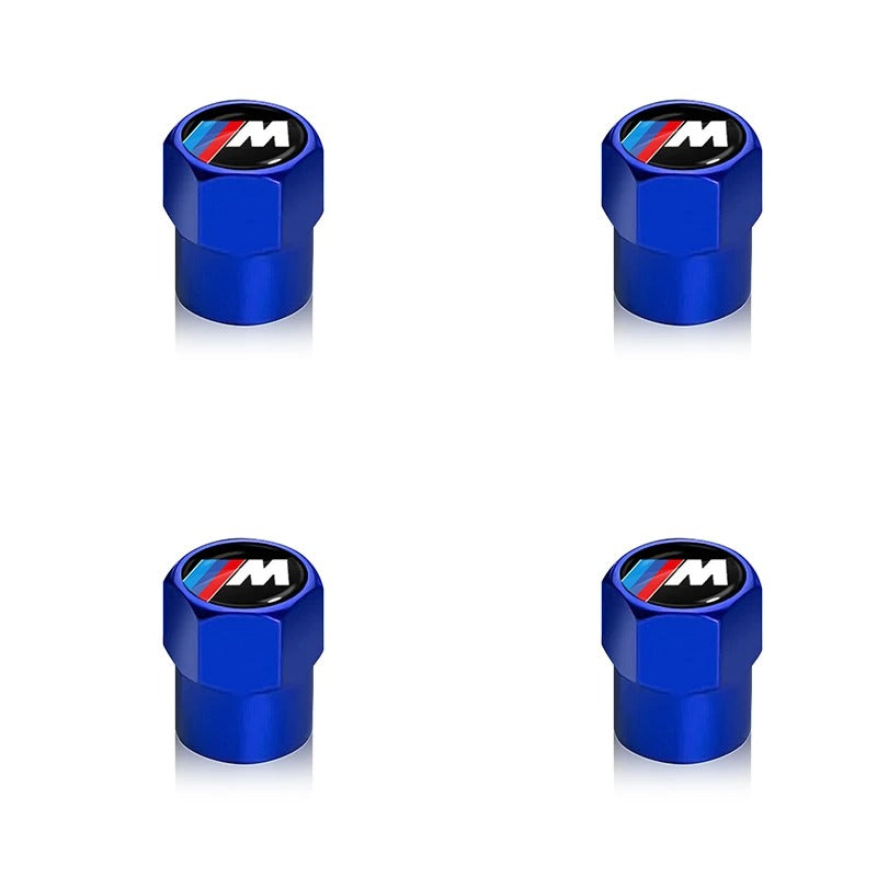 4pcs Metal Tire Valve Caps - Universal Decorative Wheel Accessories