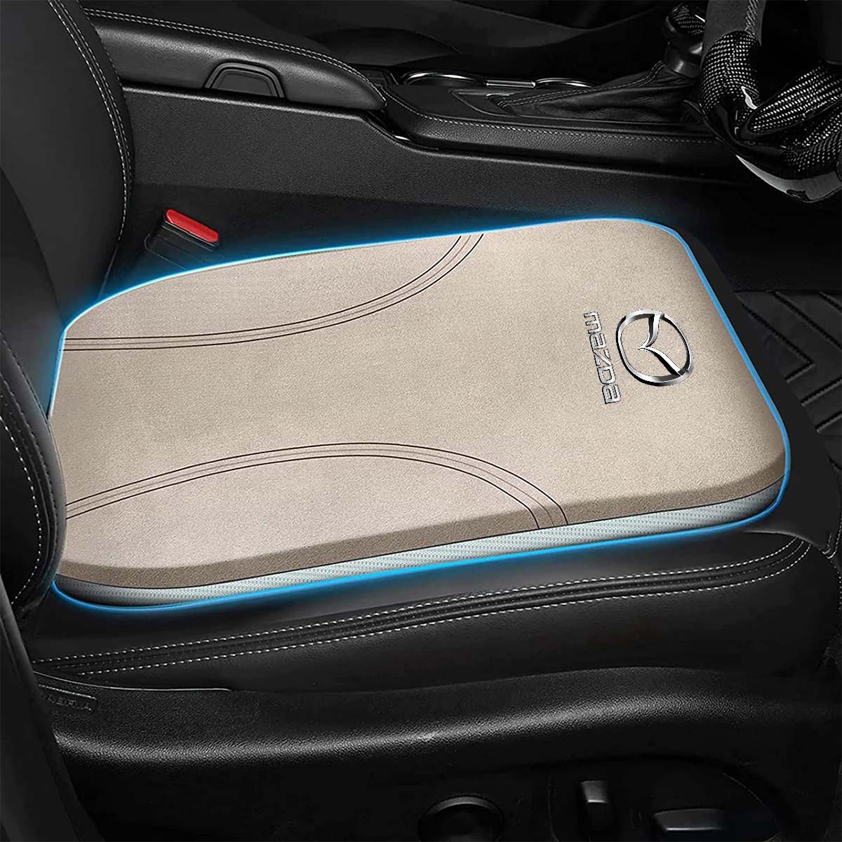 Car Seat Cushion, Custom Fit For Your Cars, Double Sided Seat Cushion, Breathable Suede + Ice Silk Car Seat Cushion, Comfort Seat Covers Cushion MA19979