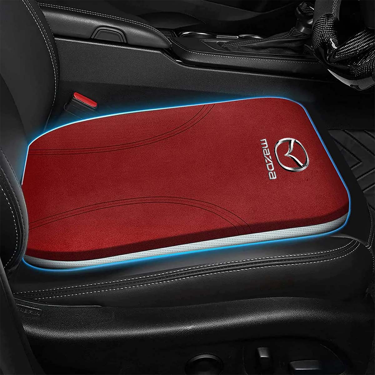 Car Seat Cushion, Custom Fit For Your Cars, Double Sided Seat Cushion, Breathable Suede + Ice Silk Car Seat Cushion, Comfort Seat Covers Cushion MA19979