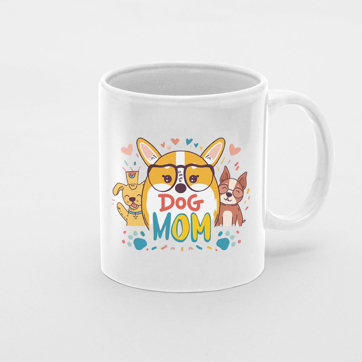 Dog Mom, Mom Birthday Gift For Mom Gift, Mothers Day Gift From Daughter Son Kids, Mom Mug, Mom Coffee Mug, Mommy Funny Christmas Stick Personalized