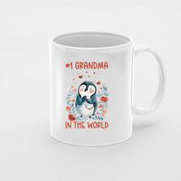 Thumbnail for Grandma Mug, Grandma Gift For Grandma Birthday Gift Personalized Grandma Coffee Cup, Mothers Day Gift From Granddaughter Grandson, A Penguins Nana 01