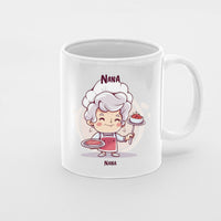 Thumbnail for Grandma Mug, Grandma Gift For Grandma Birthday Gift Personalized Grandma Coffee Cup, Mothers Day Gift From Granddaughter Grandson, Chef Grandma