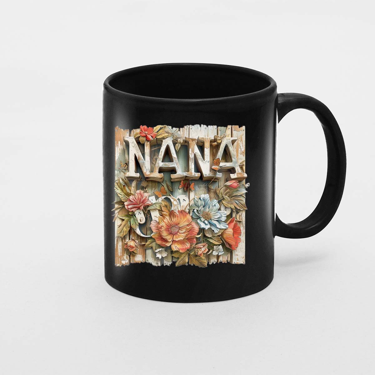 Grandma Mug, Grandma Gift For Grandma Birthday Gift Personalized Grandma Coffee Cup, Mothers Day Gift From Granddaughter Grandson, Nana 3D