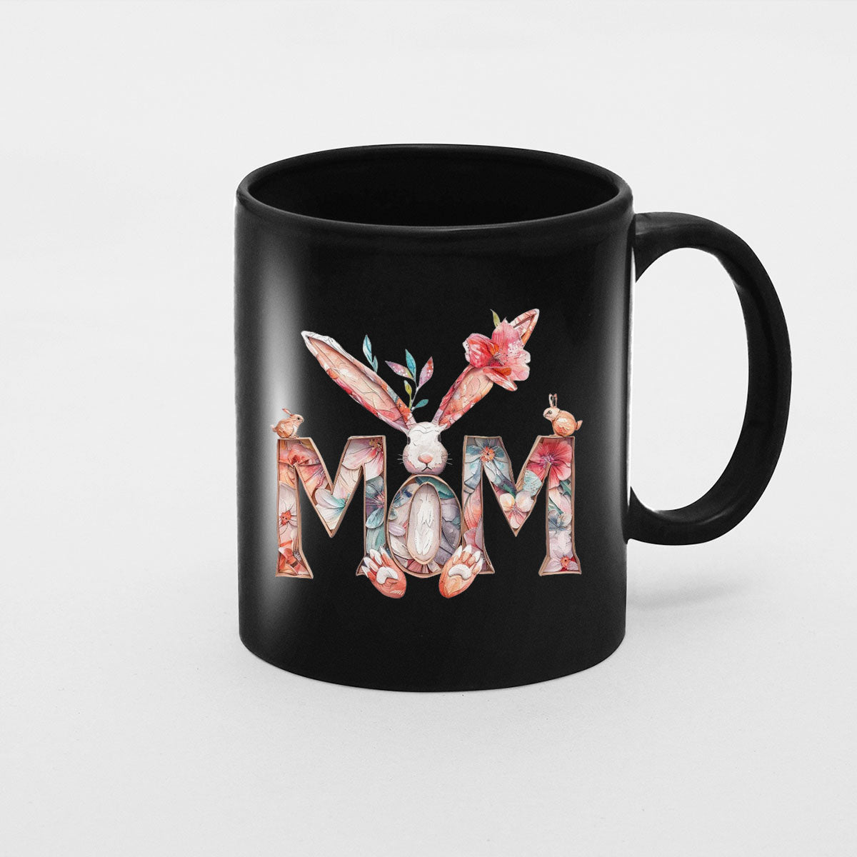 Mom Birthday Gift For Mom Gift, Mothers Day Gift From Daughter Son Kids, Mom Mug, Mom Coffee Mug, Mommy Funny Christmas Stick Personalized, Mom Rabit