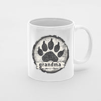 Thumbnail for Grandma Mug, Grandma Gift For Grandma Birthday Gift Personalized Grandma Coffee Cup, Mothers Day Gift From Granddaughter Grandson, Dog Grandma Paw