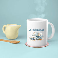 Thumbnail for Grandma Mug, Grandma Gift For Grandma Birthday Gift Personalized Grandma Coffee Cup, Mothers Day Gift From Granddaughter Grandson, Mom Elephant