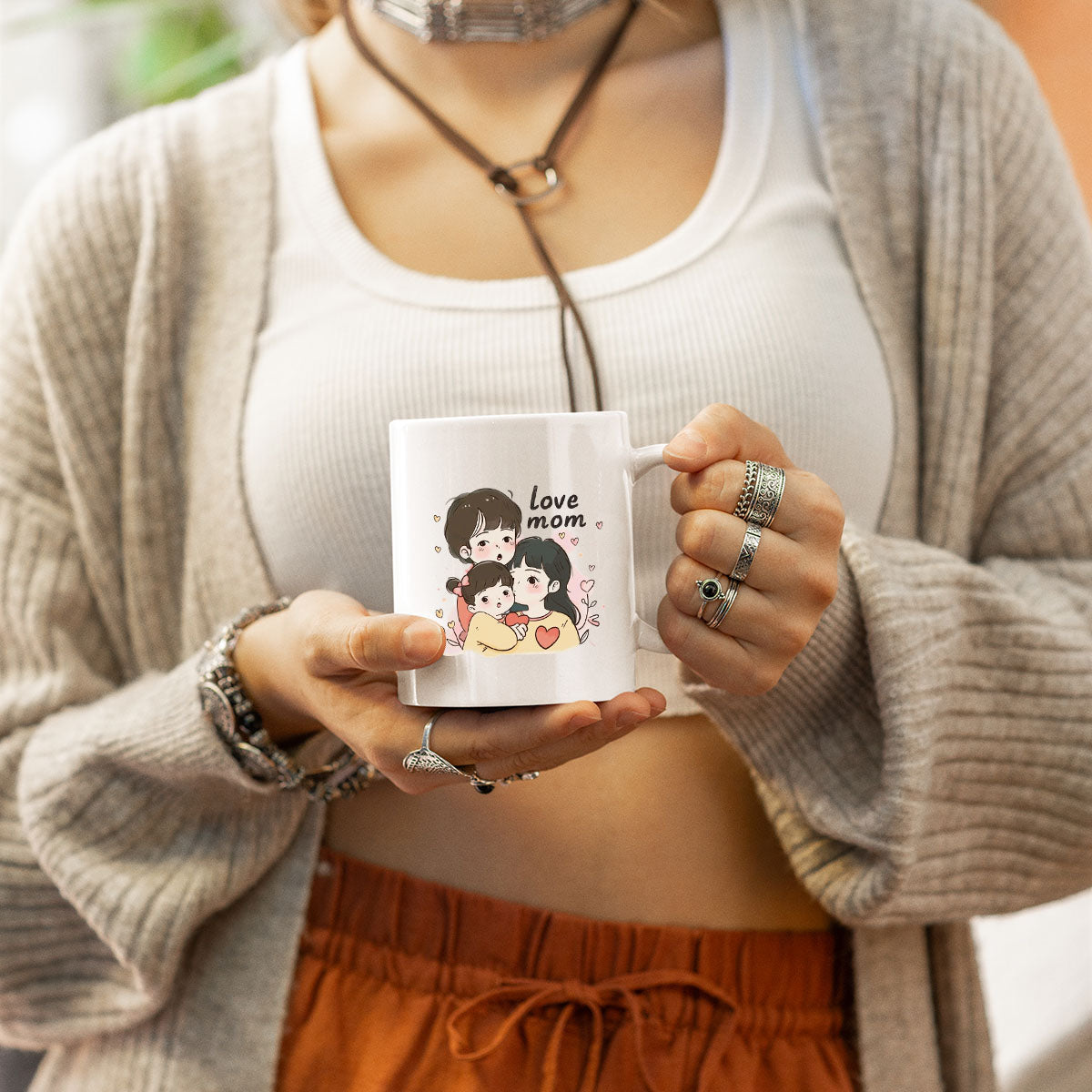 Mom Birthday Gift For Mom Gift, Mothers Day Gift From Daughter Son Kids, Mom Mug, Mom Coffee Mug, Mommy Funny Christmas Stick Personalized