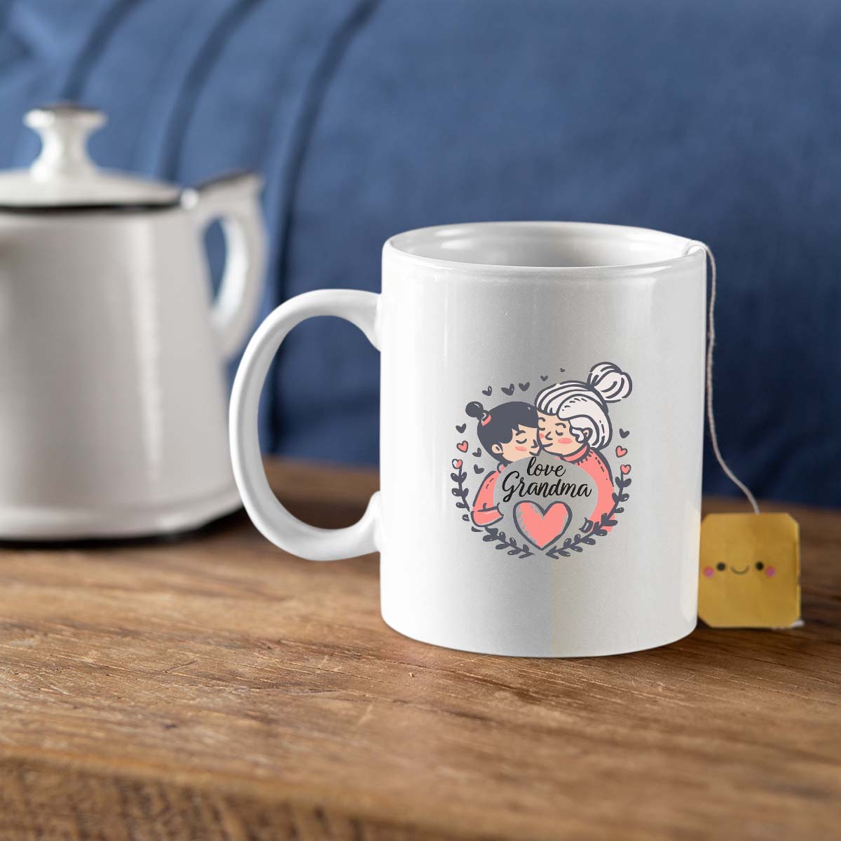Grandma Mug, Grandma Gift For Grandma Birthday Gift Personalized Grandma Coffee Cup, Mothers Day Gift From Granddaughter Grandson, Grandma 8