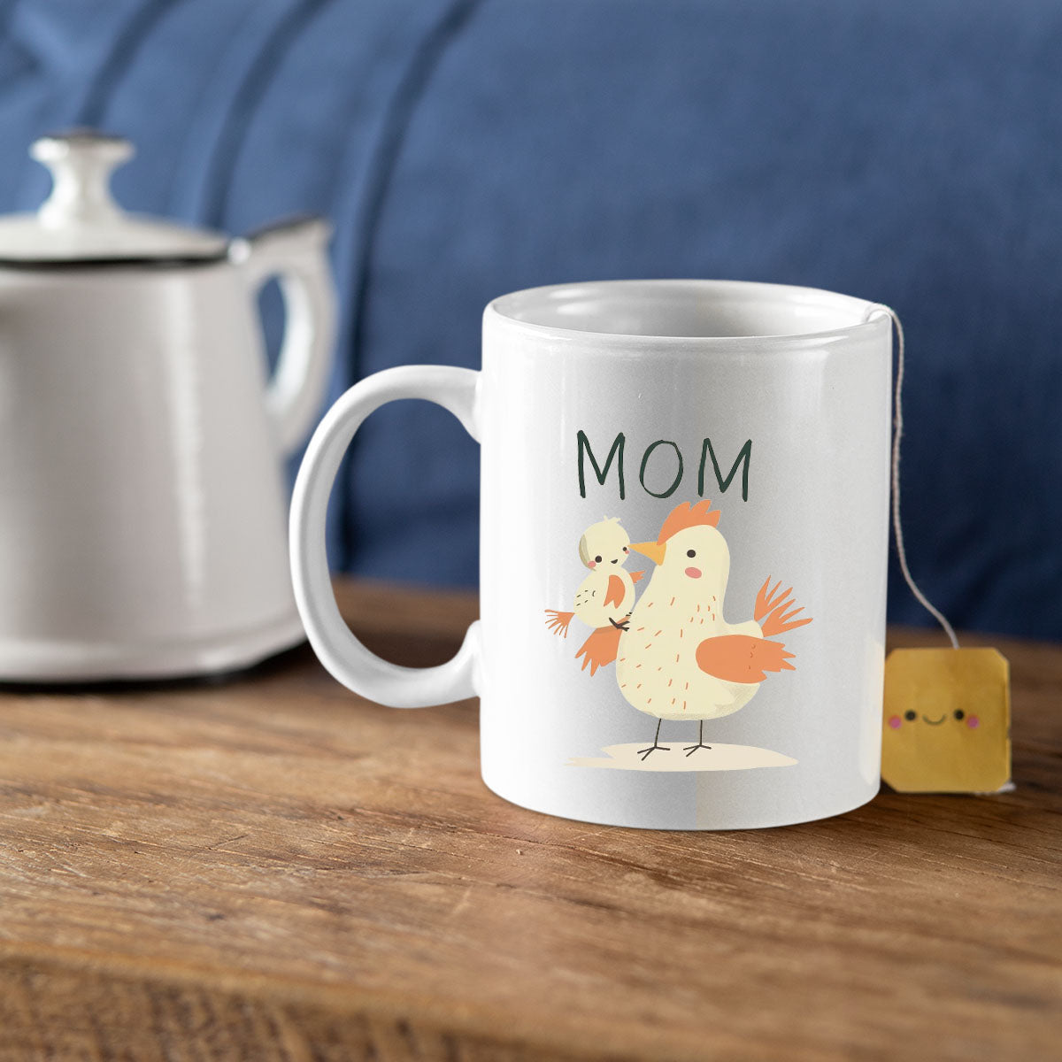 Mom Birthday Gift For Mom Gift, Mothers Day Gift From Daughter Son Kids, Mom Mug, Mom Coffee Mug, Mommy Funny Christmas Stick Personalized, Mom chicken