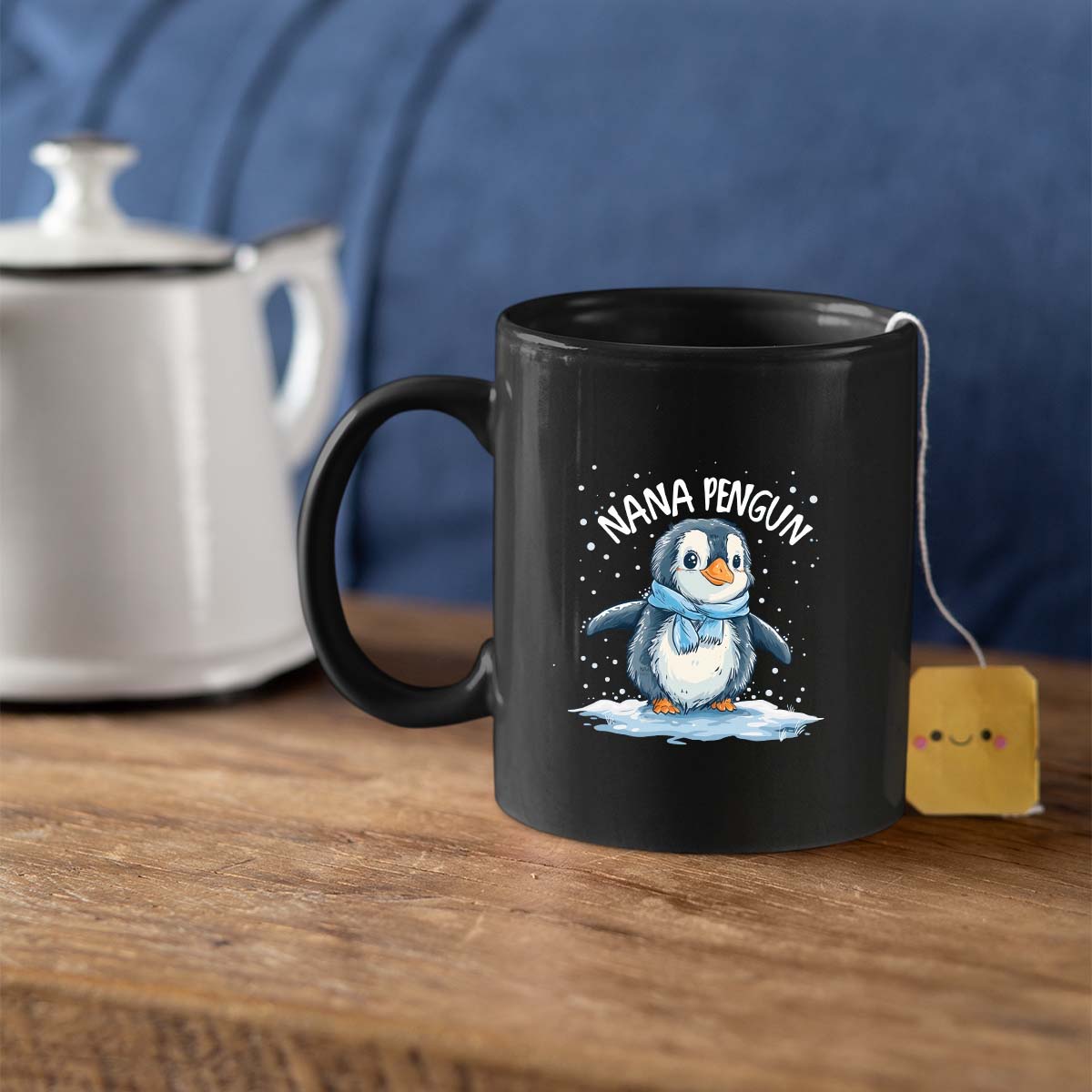 Grandma Mug, Grandma Gift For Grandma Birthday Gift Personalized Grandma Coffee Cup, Mothers Day Gift From Granddaughter Grandson, Penguin