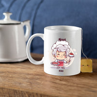 Thumbnail for Grandma Mug, Grandma Gift For Grandma Birthday Gift Personalized Grandma Coffee Cup, Mothers Day Gift From Granddaughter Grandson, Chef Grandma