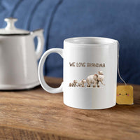 Thumbnail for Grandma Mug, Grandma Gift For Grandma Birthday Gift Personalized Grandma Coffee Cup, Mothers Day Gift From Granddaughter Grandson, Mom Elephant