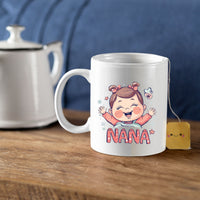 Thumbnail for Grandma Mug, Grandma Gift For Grandma Birthday Gift Personalized Grandma Coffee Cup, Mothers Day Gift From Granddaughter Grandson, Baby Love Nana