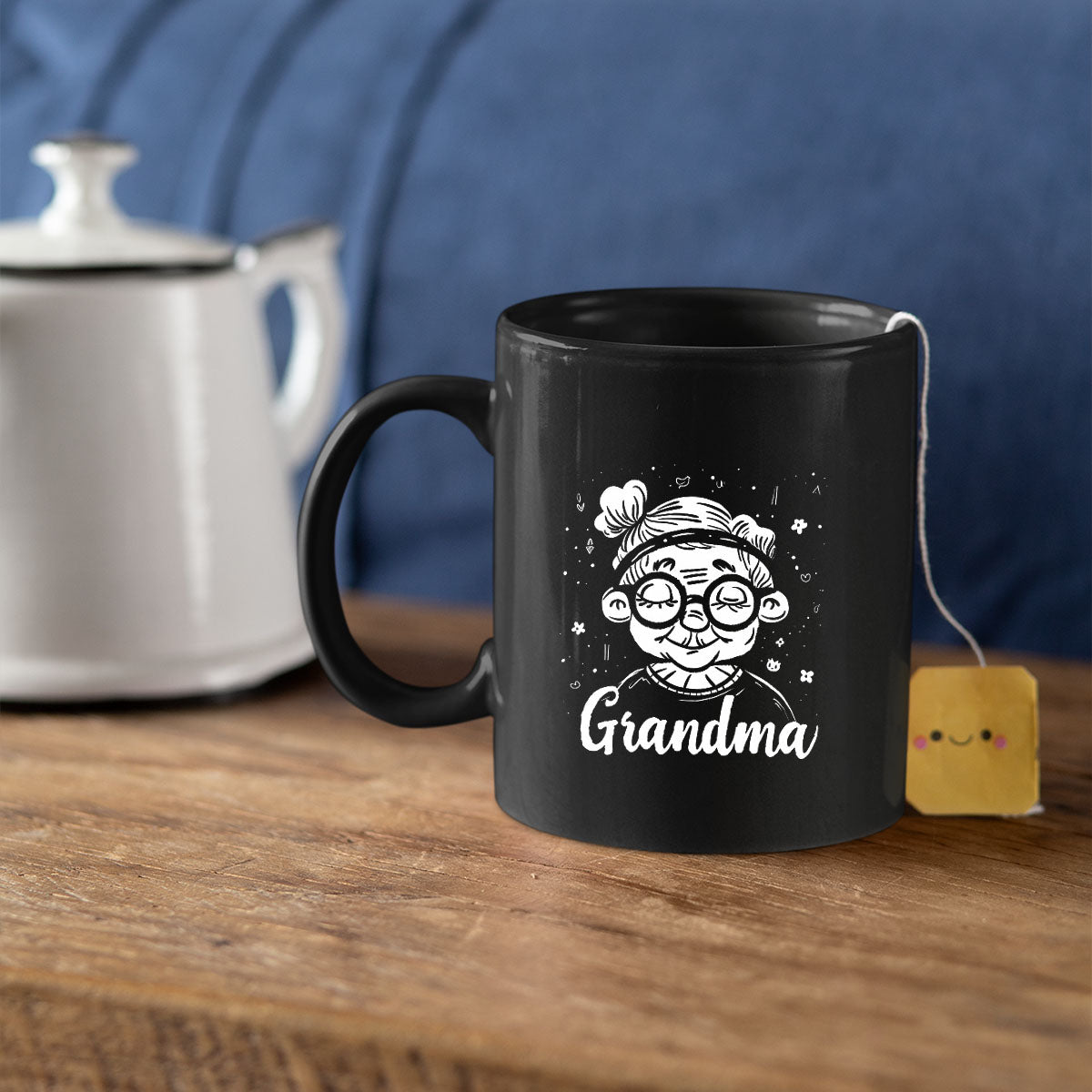 Grandma Mug, Grandma Gift For Grandma Birthday Gift Personalized Grandma Coffee Cup, Mothers Day Gift From Granddaughter Grandson, Grandma 3
